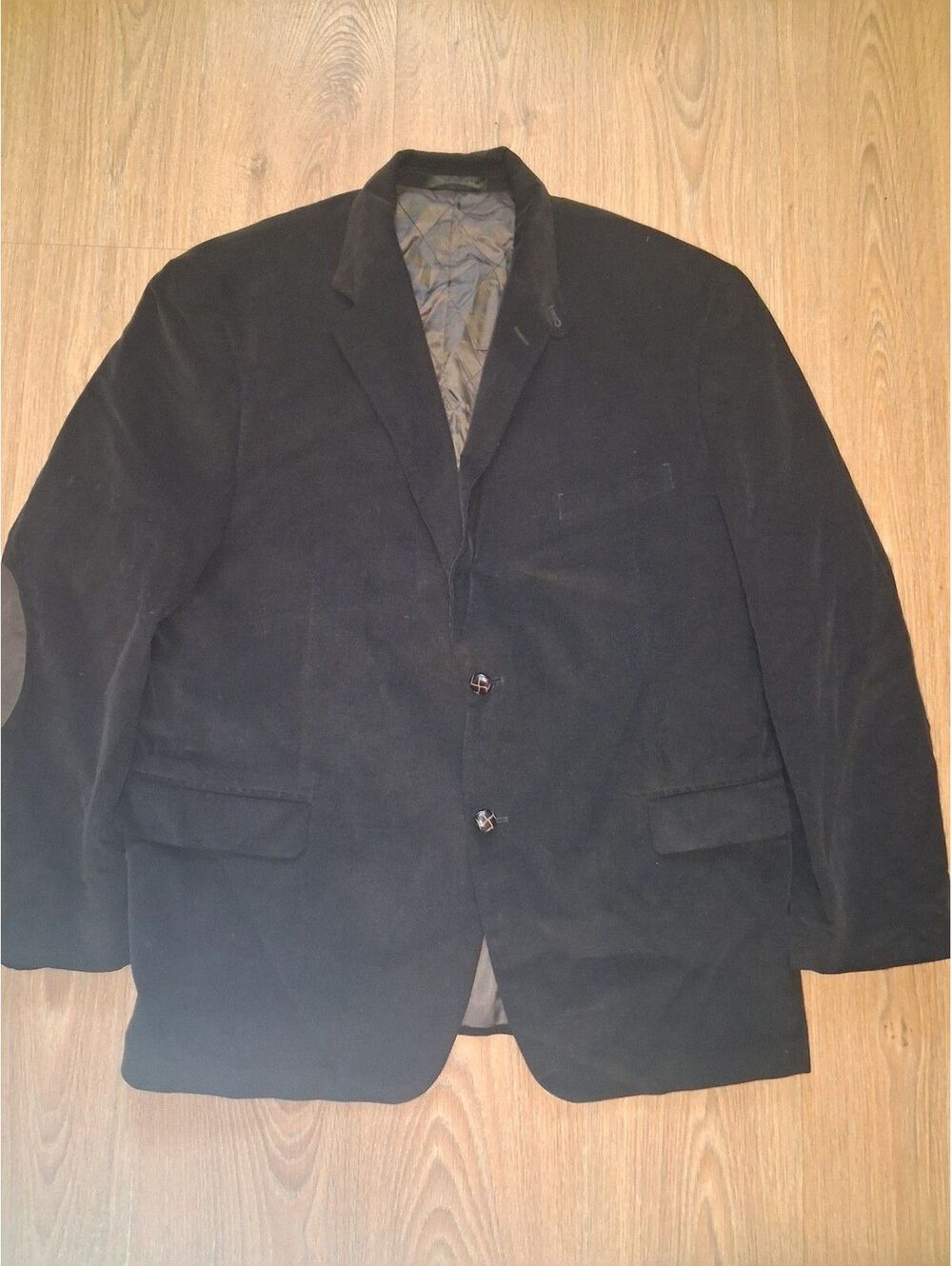 Ralph Lauren Corduroy Sport Coat 48R Brown Elbow Patches